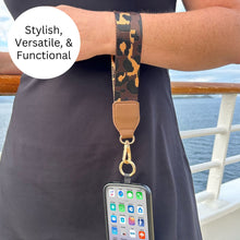 Load image into Gallery viewer, Clip &amp; Go Strap with Pouch - Leopard Collection