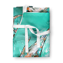 Load image into Gallery viewer, A Touch of Blue Shrimp Apron – Artist-Designed Kitchen, BBQ &amp; Craft Apron