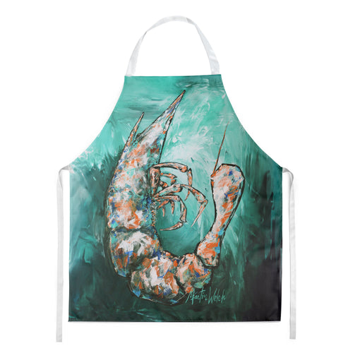 A Touch of Blue Shrimp Apron – Artist-Designed Kitchen, BBQ & Craft Apron