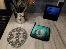 Load image into Gallery viewer, A Touch of Blue Shrimp Pot Holders - Set of 2 Decorative Kitchen Helpers | Made in the USA