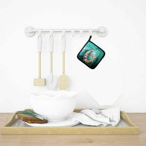 A Touch of Blue Shrimp Pot Holders - Set of 2 Decorative Kitchen Helpers | Made in the USA