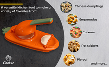 Load image into Gallery viewer, 2-in-1 Manual Dough Press. Dumpling Empanada Pastries Maker