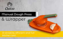 Load image into Gallery viewer, 2-in-1 Manual Dough Press. Dumpling Empanada Pastries Maker