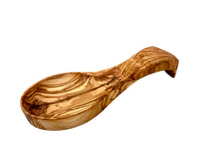 Load image into Gallery viewer, Olive Wood Spoon Rest