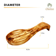 Load image into Gallery viewer, Olive Wood Spoon Rest