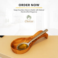 Load image into Gallery viewer, Olive Wood Spoon Rest