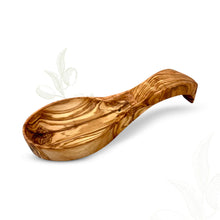 Load image into Gallery viewer, Olive Wood Spoon Rest