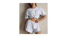 Load image into Gallery viewer, Leopard Print Short PJ Set