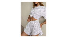 Load image into Gallery viewer, Leopard Print Short PJ Set