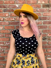 Load image into Gallery viewer, Boat Neck Top in Polka Dots