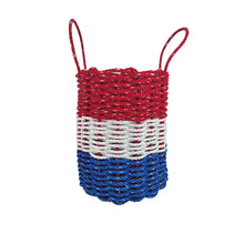 Load image into Gallery viewer, Red White and Blue Lobster Rope Basket