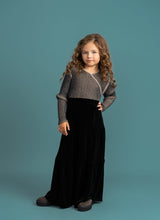 Load image into Gallery viewer, 2 Tone Wrap Maxi Dress
