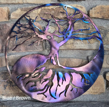 Load image into Gallery viewer, Yin Yang Tree Metal Art Sculpture