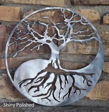 Load image into Gallery viewer, Yin Yang Tree Metal Art Sculpture