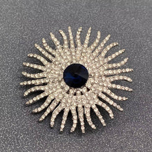 Load image into Gallery viewer, Silver-tone Full Rhinestone Brooch