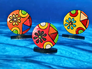 Clay Studded Earrings