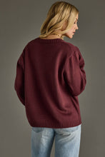 Load image into Gallery viewer, Wine Weather Sweater