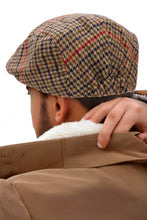 Load image into Gallery viewer, Gun Club Check Wool Viscose Blend Flat Ivy Cap