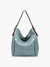 Load image into Gallery viewer, Alexa 2-in-1 Hobo Bag w/Dual Zip Compartments