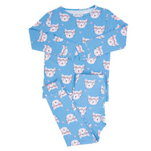 Load image into Gallery viewer, Pretty Pink Cat Big Kid Pajama