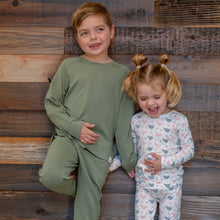 Load image into Gallery viewer, Pink Farm Hens Bamboo Big Kid Pajama