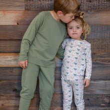 Load image into Gallery viewer, Pink Farm Hens Bamboo Big Kid Pajama