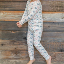 Load image into Gallery viewer, Pink Farm Hens Bamboo Big Kid Pajama