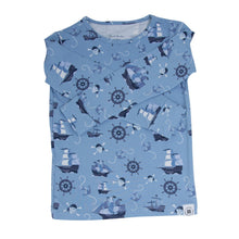 Load image into Gallery viewer, Pirate Ships Big Kid Pajama