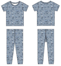 Load image into Gallery viewer, Pirate Ships Big Kid Pajama S/S