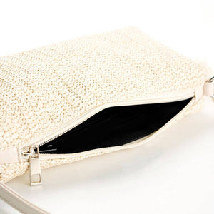 Cosbai - Beige Boho Shoulder Bag With Tassel