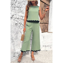 Load image into Gallery viewer, Two Pieces SOLD SEPERATELY Sleeveless Top and Crop Pants with Pockets