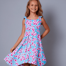 Load image into Gallery viewer, Cherry Blossom Racerback Dress