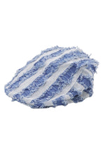 Load image into Gallery viewer, Distressed Stripe Denim Patchwork Flat Ivy Cap