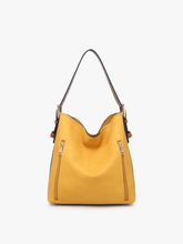 Load image into Gallery viewer, Alexa 2-in-1 Hobo Bag w/Dual Zip Compartments