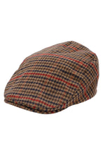 Load image into Gallery viewer, Gun Club Check Wool Viscose Blend Flat Ivy Cap