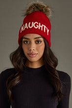 Load image into Gallery viewer, Naughty Knit Pom Hat