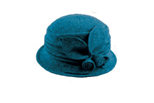 Load image into Gallery viewer, Boiled Wool Ribbed Cloche 7549 Hat Winter