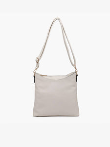 Emma 3 Compartment Crossbody w/ Snap Closure