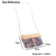Load image into Gallery viewer, Natural Cork and Printed Design Women&#39;s Crossbody Bag BAG-22