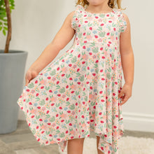 Load image into Gallery viewer, Ladybug Flower Garden Emma&#39;s Racerback Dress