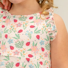 Load image into Gallery viewer, Ladybug Flower Garden Emma&#39;s Racerback Dress