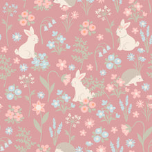 Load image into Gallery viewer, Pink Bunny Floral Emma&#39;s Racerback Dress