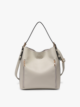 Load image into Gallery viewer, Alexa 2-in-1 Hobo Bag w/Dual Zip Compartments