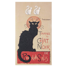 Load image into Gallery viewer, Chat Noir Fine Art Silver Cat Post Earrings