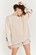 Load image into Gallery viewer, Oversized Sweatshirt - Be Yourself Love Yourself Printed