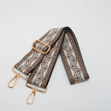 Load image into Gallery viewer, Geometric Diamond Woven Adjustable Canvas Strap