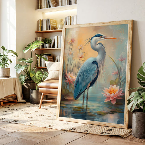 Heron Serenity in Azure