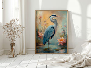 Heron Serenity in Azure