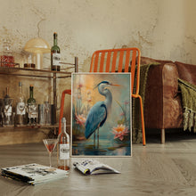 Load image into Gallery viewer, Heron Serenity in Azure