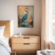 Load image into Gallery viewer, Heron Serenity in Azure